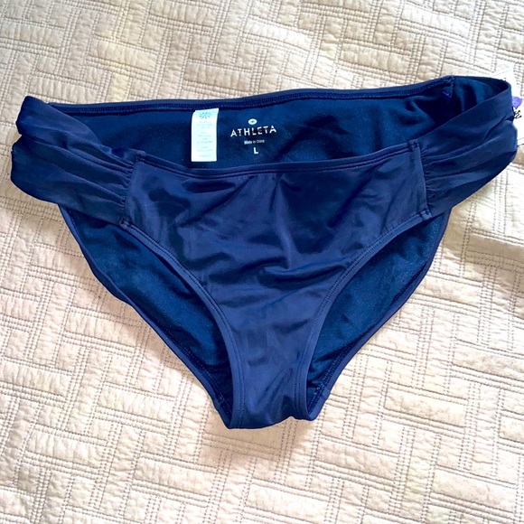 Athleta Large Navy Bottoms - Picture 1 of 2